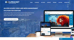 Desktop Screenshot of clipbucket.com
